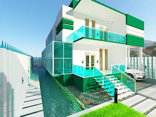 Residential - Detached Duplex - 4 Bedrooms - 01